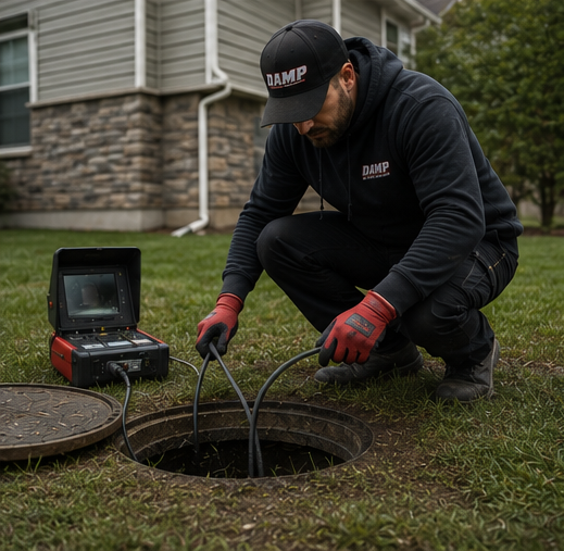 damp sewer inspection